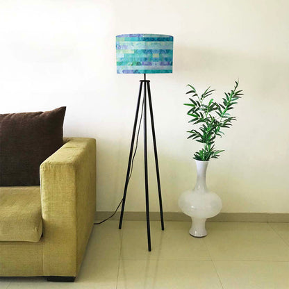 Tripod Floor Lamp Standing Light for Living Rooms -Blue Stone Nutcase