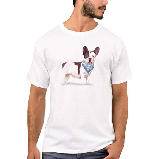 Nutcase Designer Round Neck Men's T-Shirt Wrinkle-Free Poly Cotton Tees - Blue Boy Nutcase