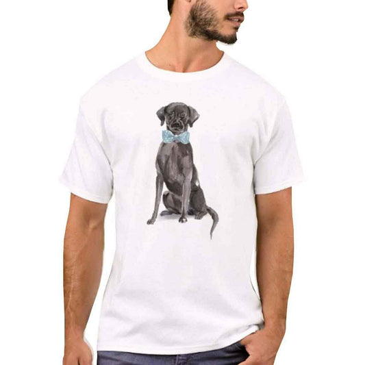 Nutcase Designer Round Neck Men's T-Shirt Wrinkle-Free Poly Cotton Tees - Black Beauty Nutcase