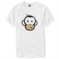Nutcase Designer Round Neck Men's T-Shirt Wrinkle-Free Poly Cotton Tees - Crying Monkey Nutcase
