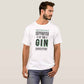 Nutcase Designer Round Neck Men's T-Shirt Wrinkle-Free Poly Cotton Tees - Supporter of The Gin Nutcase