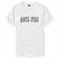 Nutcase Designer Round Neck Men's T-Shirt Wrinkle-Free Poly Cotton Tees - Anti You Nutcase