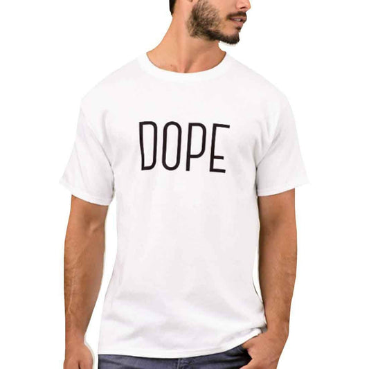 Nutcase Designer Round Neck Men's T-Shirt Wrinkle-Free Poly Cotton Tees - Dope Nutcase