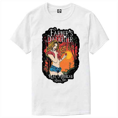 Nutcase Designer Round Neck Men's T-Shirt Wrinkle-Free Poly Cotton Tees - Farmers Daughter Nutcase