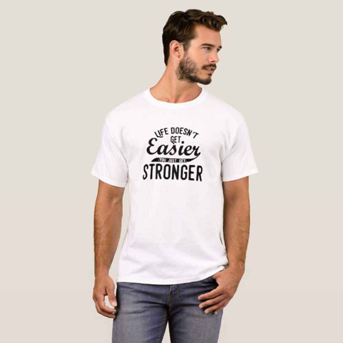 Nutcase Designer Round Neck Men's T-Shirt Wrinkle-Free Poly Cotton Tees - Easier Stronger Nutcase