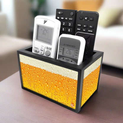 Trendy Remote Control Holder Organizer For TV / AC Remotes -  Beer Nutcase