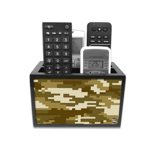 Remote Control Stand Holder Organizer For TV / AC Remotes -  Camo Nutcase