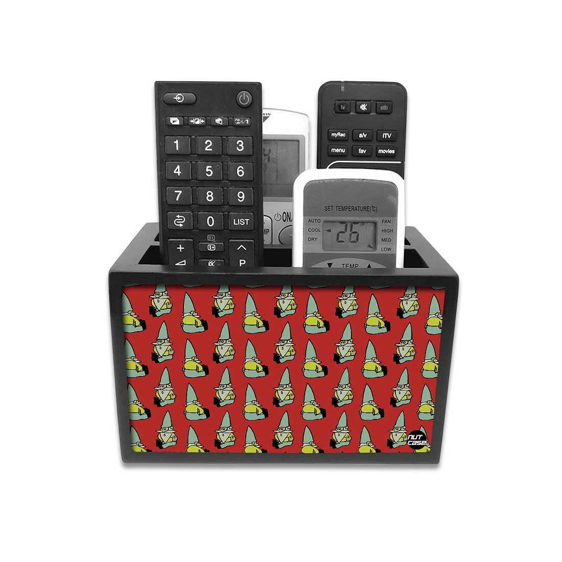 Organizer For TV AC Remotes -Gnome Red Nutcase