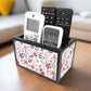 Organizer For TV AC Remotes -Cute Baby Floral Art Red Nutcase