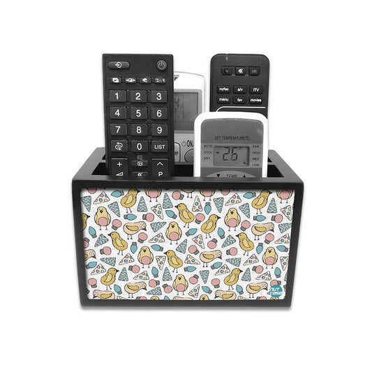 Cute Small Remote Holder - BIRDS AND LEAVES Nutcase