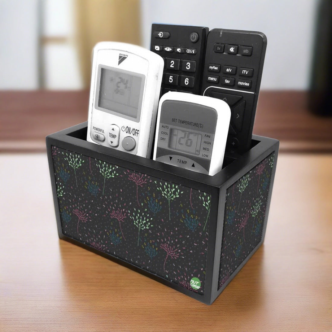 New Tv Remote Storage  - DELICATE FLOWERS Nutcase