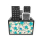 Organizer For TV AC Remotes - Teal Flowers Nutcase