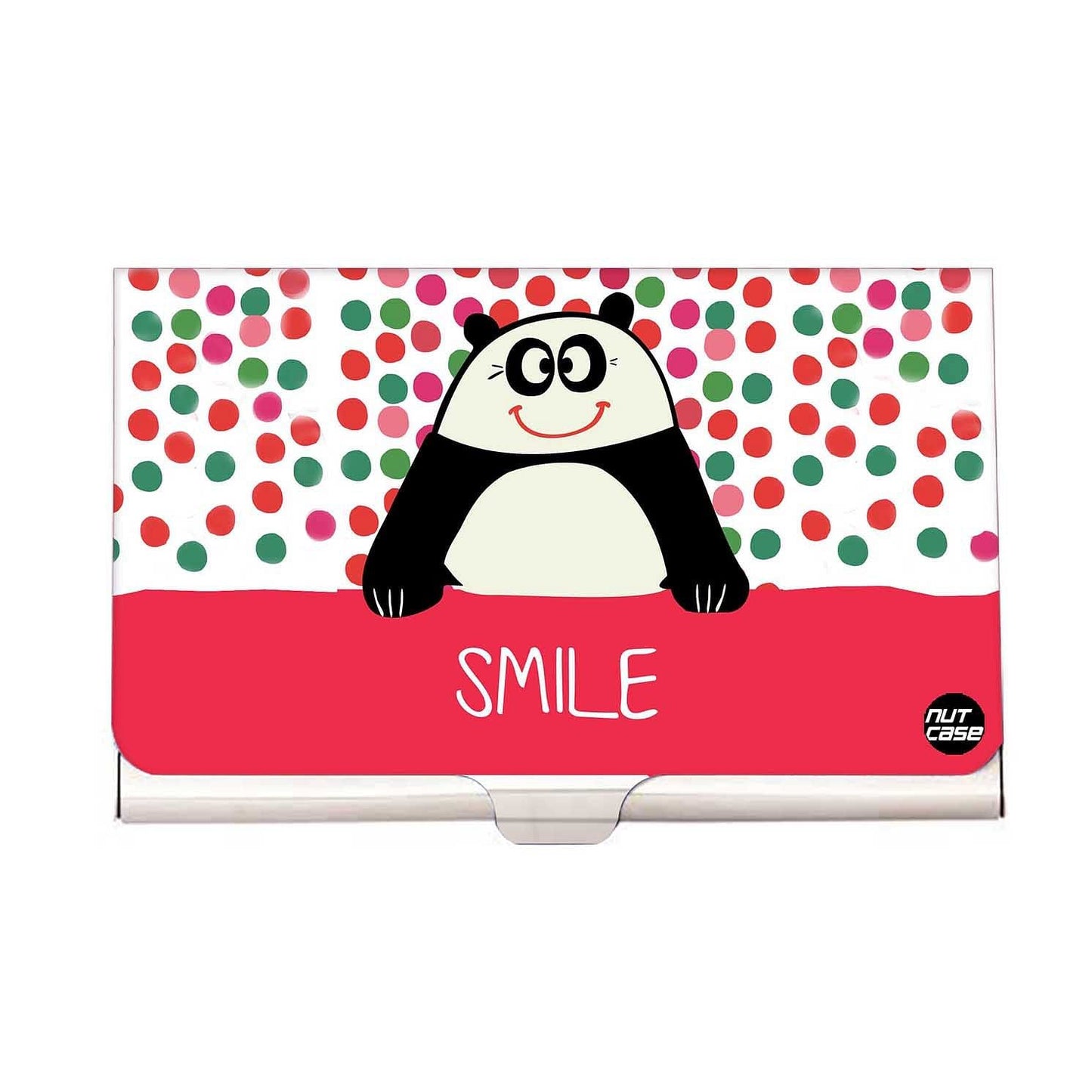Designer Visiting Card Holder Nutcase - Loving Panda Nutcase