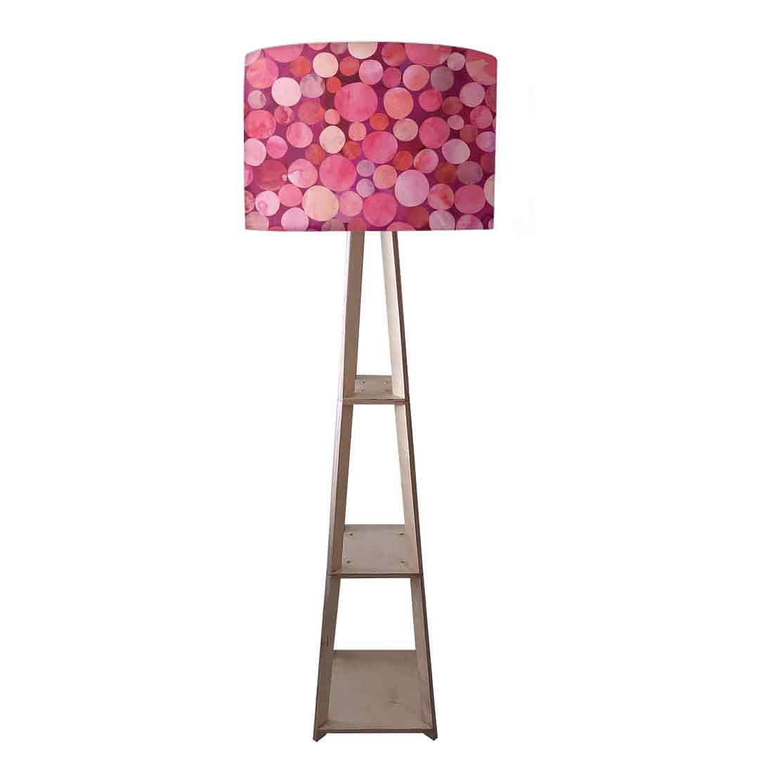 Standing Wooden Tripod Light - Pink Confetti Nutcase