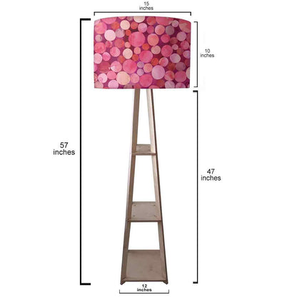 Standing Wooden Tripod Light - Pink Confetti Nutcase