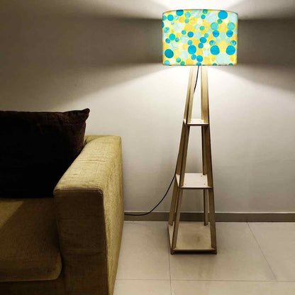 Wooden Standing Lamps for Living Room - Confetti Nutcase