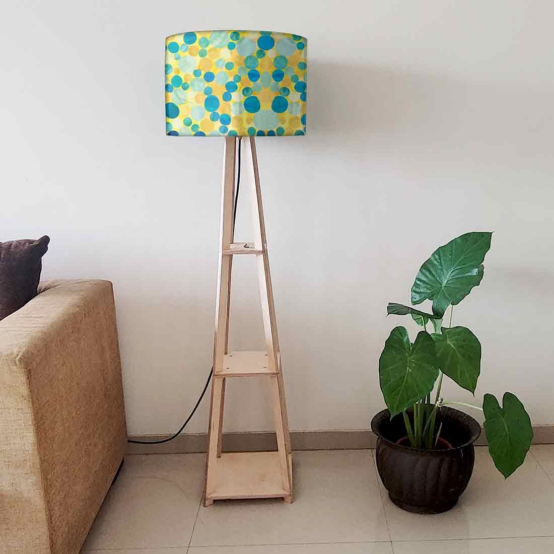 Wooden Standing Lamps for Living Room - Confetti Nutcase