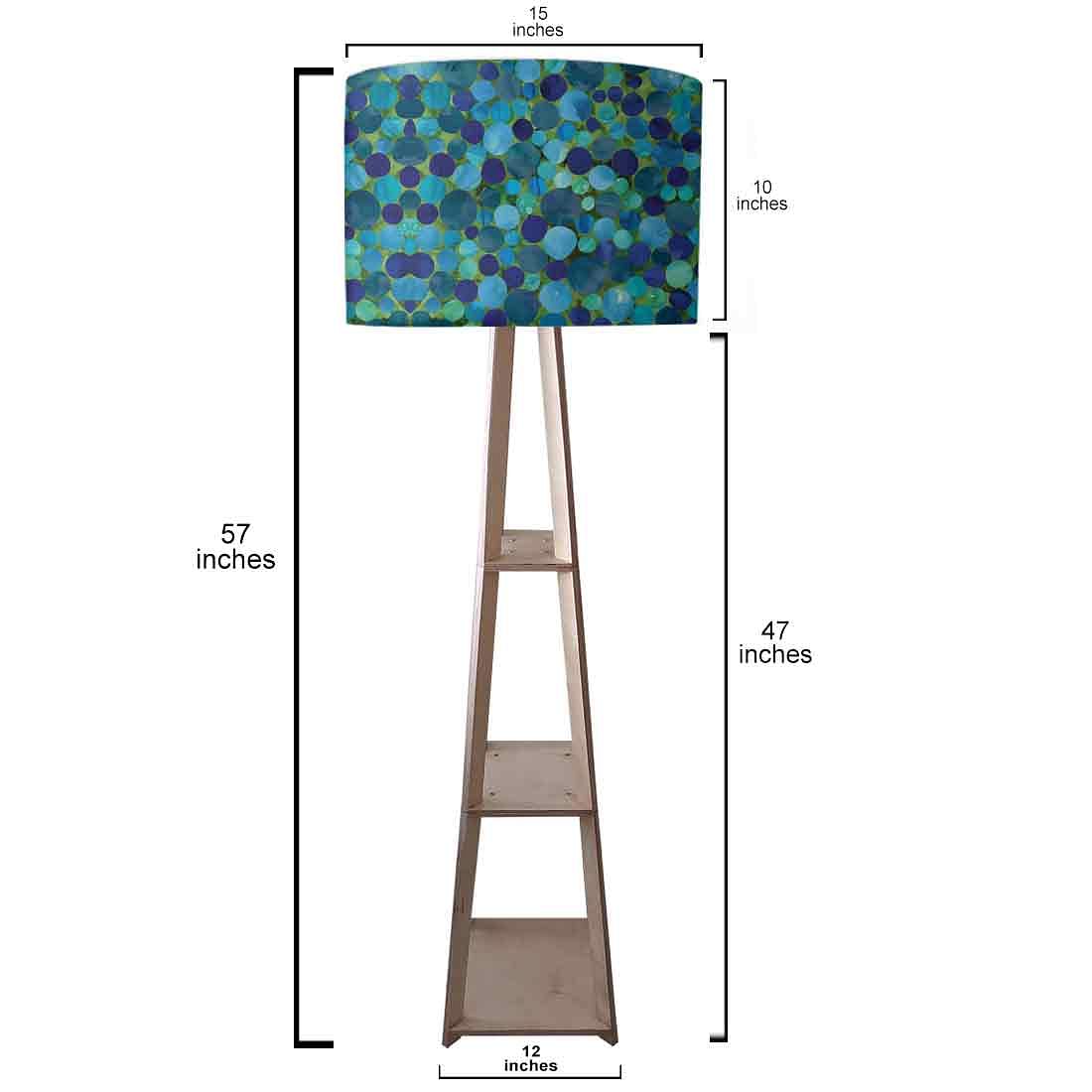 Tall Wooden Floor Standing Lamps for Bedroom - Confetti Nutcase