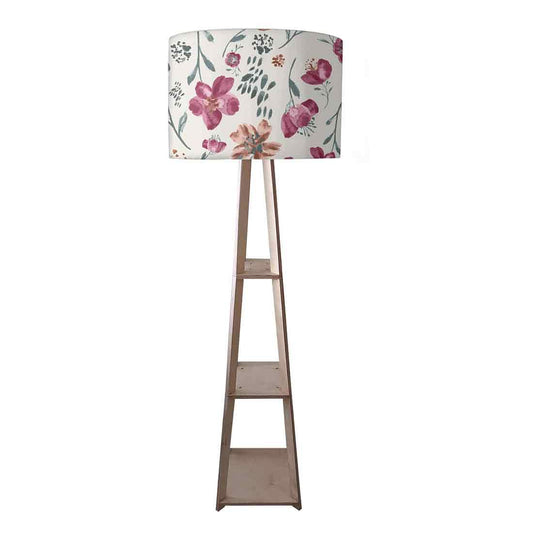 Standing Tripod Lamp - Summer Flowers Nutcase
