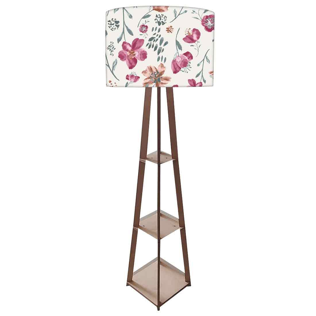 Standing Tripod Lamp - Summer Flowers Nutcase