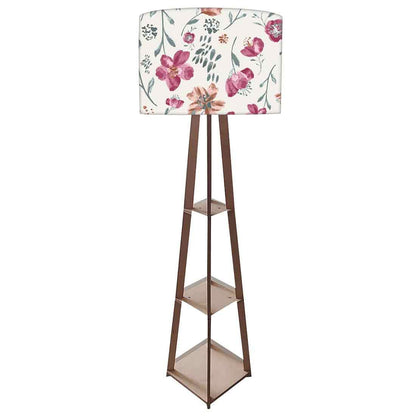 Standing Tripod Lamp - Summer Flowers Nutcase