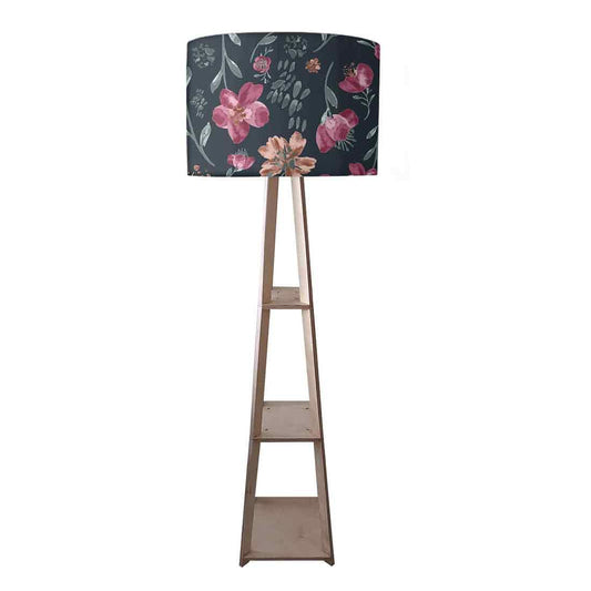 Tripod Floor Lamp - Night Flowers Nutcase