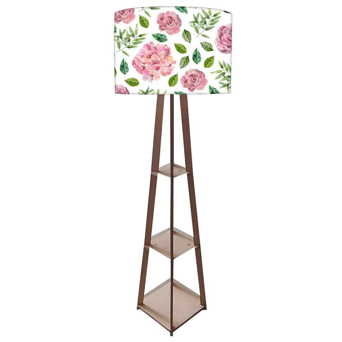 Modern Floor Lamps For Living Room - Sweet Floral Nutcase