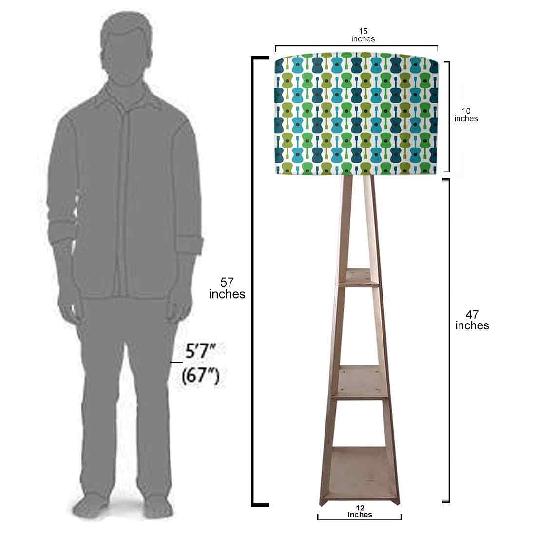 Shelf Tripod Floor Lamp - Guitars Nutcase