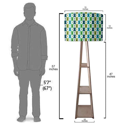 Shelf Tripod Floor Lamp - Guitars Nutcase