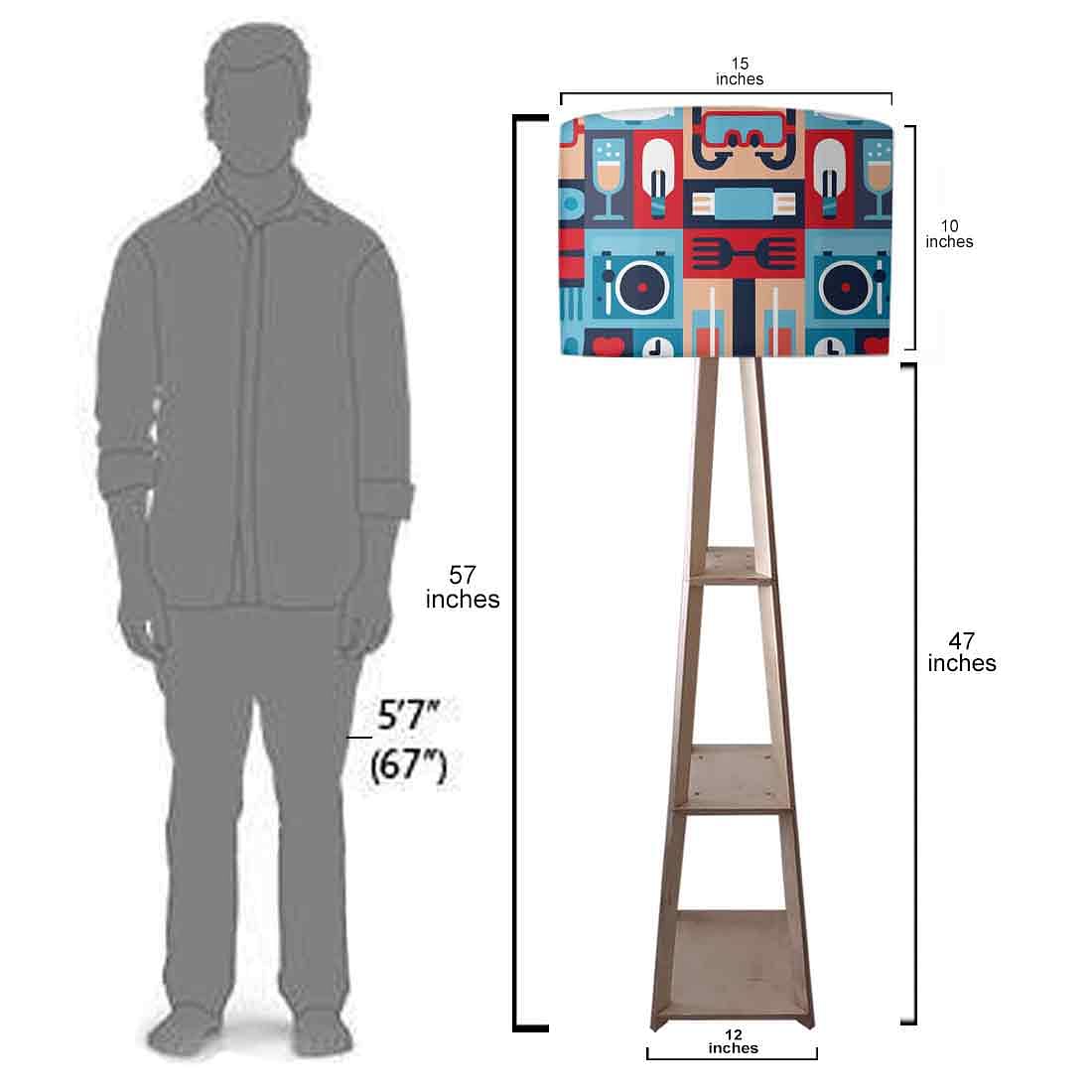 Floor Standing Lamps - Art Deco Elements Nutcase