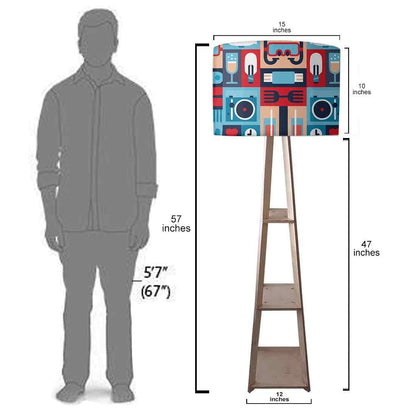 Floor Standing Lamps - Art Deco Elements Nutcase