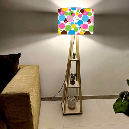 Children Floor Lamps for Bedroom Lights - Polka Dots Nutcase