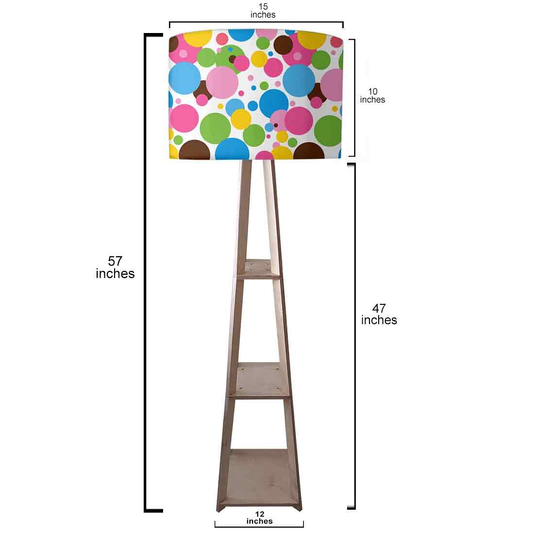 Children Floor Lamps for Bedroom Lights - Polka Dots Nutcase