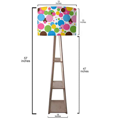 Children Floor Lamps for Bedroom Lights - Polka Dots Nutcase