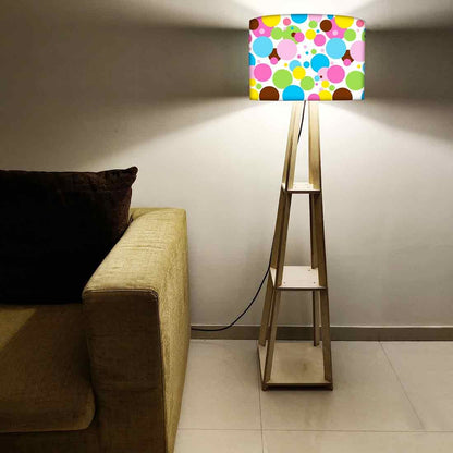 Children Floor Lamps for Bedroom Lights - Polka Dots Nutcase