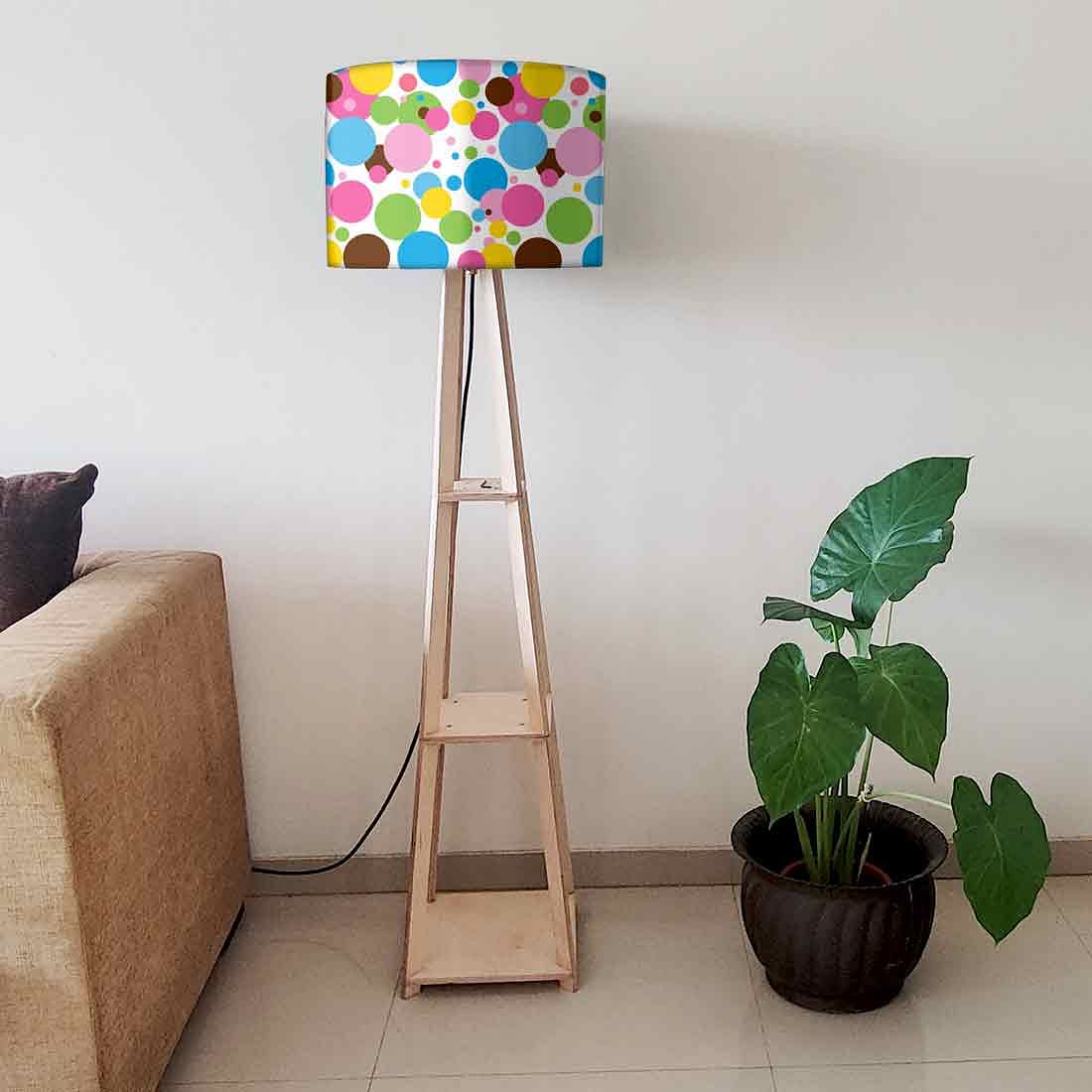 Children Floor Lamps for Bedroom Lights - Polka Dots Nutcase