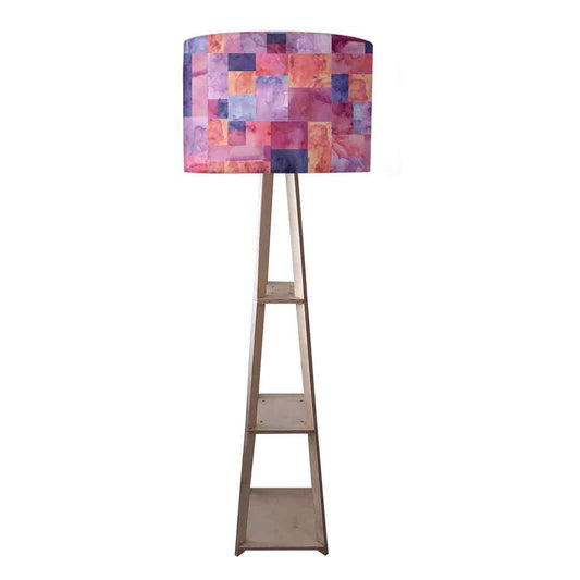 Modern Floor Lamps For Living Room - Pink Stone Effect Nutcase