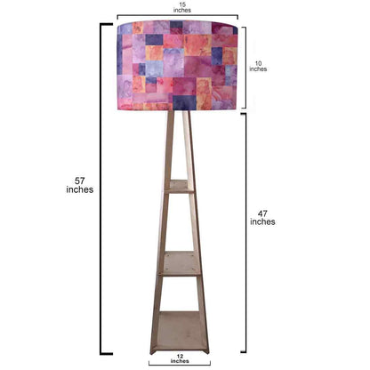 Modern Floor Lamps For Living Room - Pink Stone Effect Nutcase