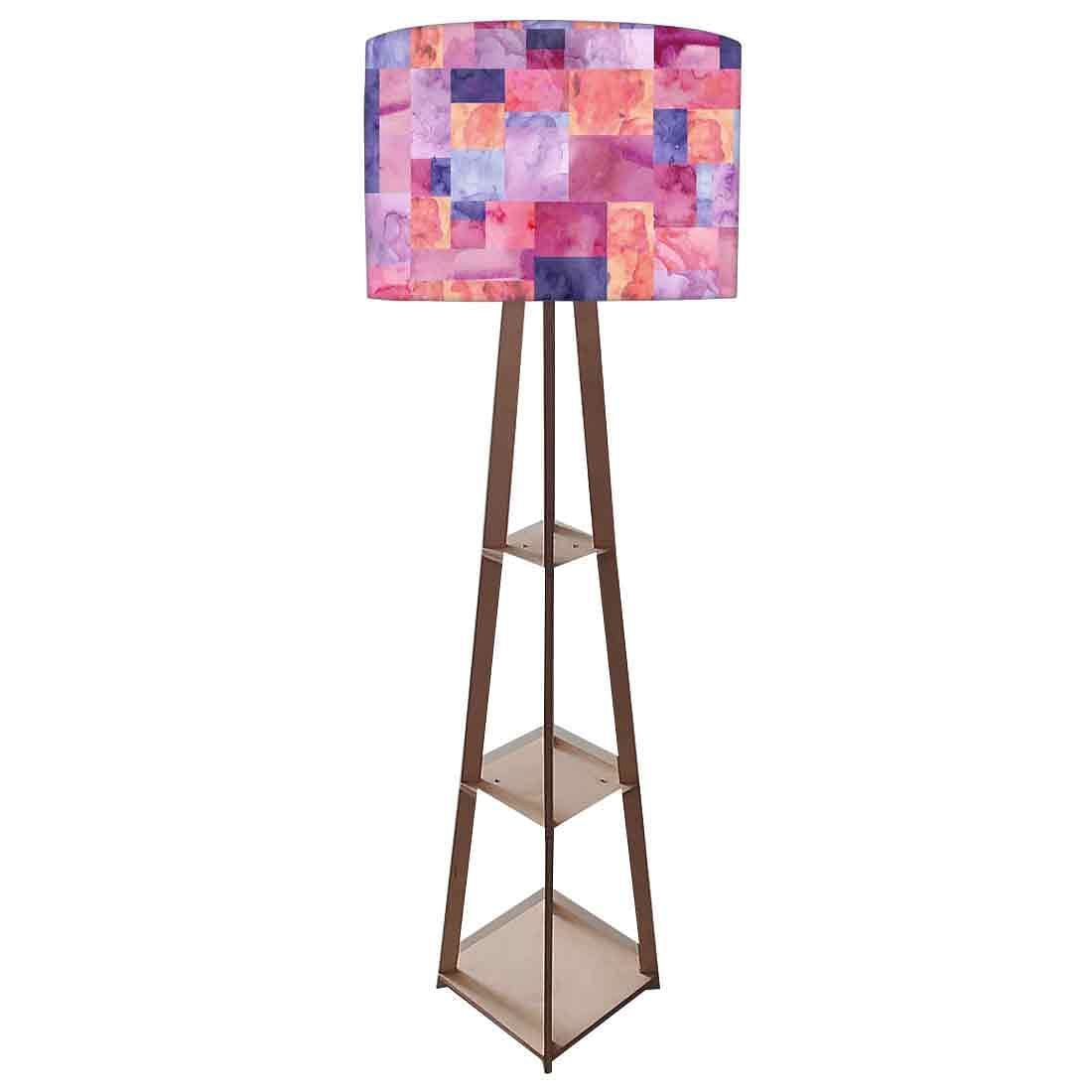 Modern Floor Lamps For Living Room - Pink Stone Effect Nutcase