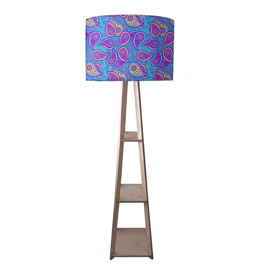 Tall Wooden Standing Lamps - Paisley Nutcase