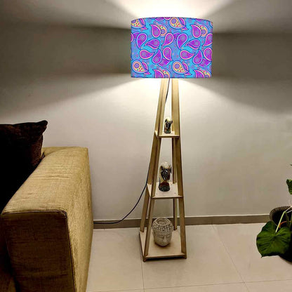 Tall Wooden Standing Lamps - Paisley Nutcase