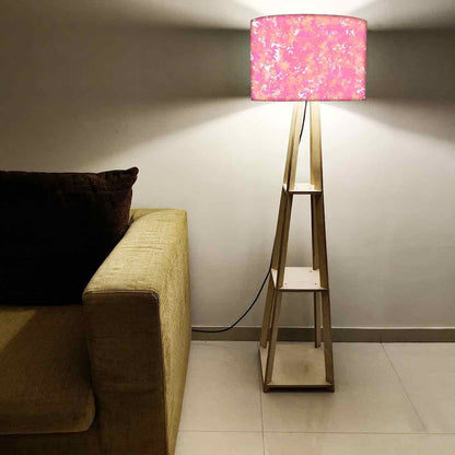 Pink Tripod Floor Lamps Night Light for Living Room Nutcase