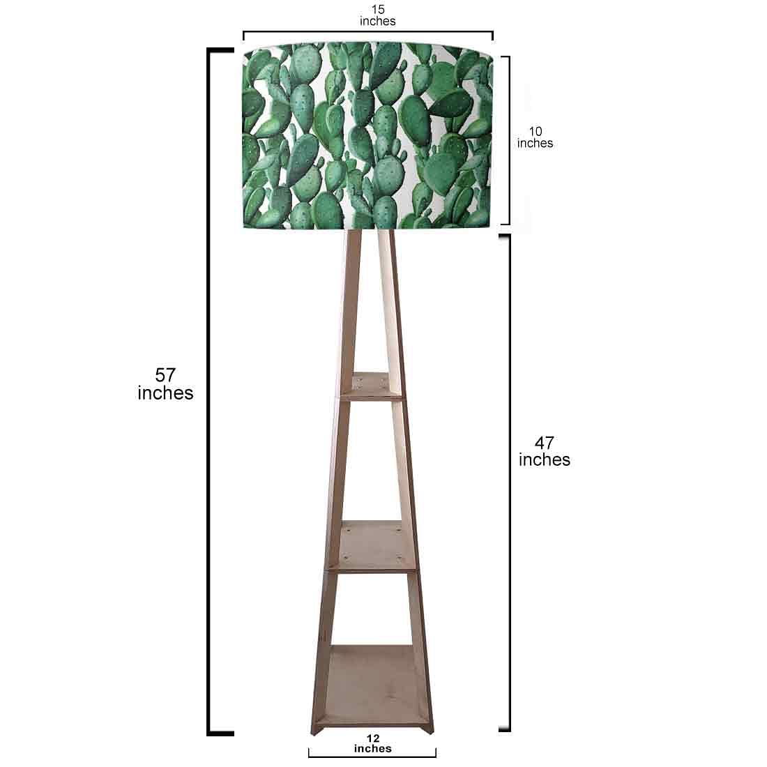 Wooden FloorLamp - Cactus Plant Nutcase