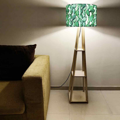 Wooden FloorLamp - Cactus Plant Nutcase