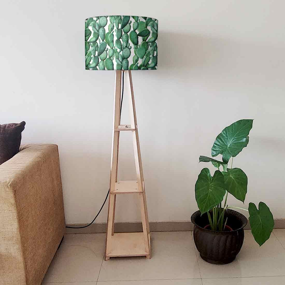 Wooden FloorLamp - Cactus Plant Nutcase