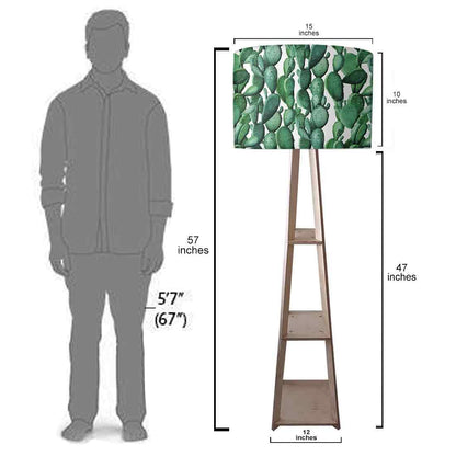 Wooden FloorLamp - Cactus Plant Nutcase