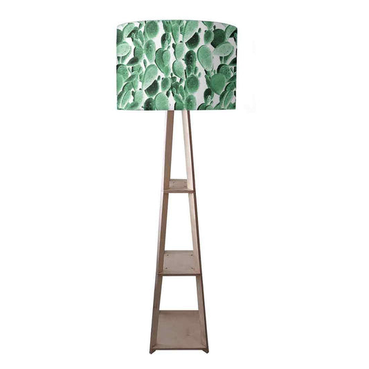 Standing Tripod Lamp - Green Cactus Plant Design Nutcase