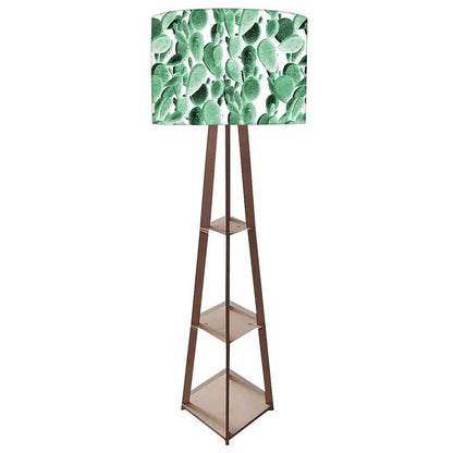 Standing Tripod Lamp - Green Cactus Plant Design Nutcase