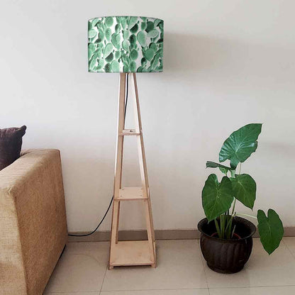 Standing Tripod Lamp - Green Cactus Plant Design Nutcase