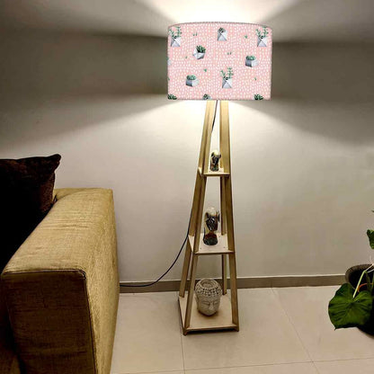 Floor Lamps for Living Room Night Light - Pink Cactus Nutcase